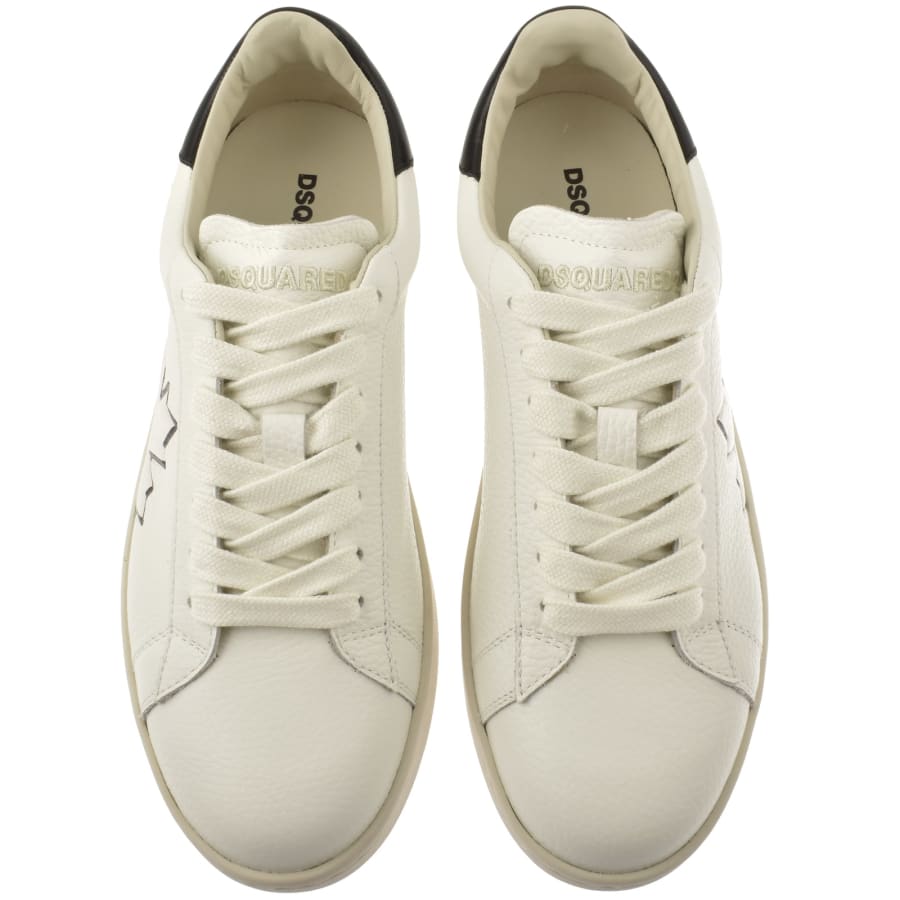 Image number 3 for DSQUARED2 Boxer Trainers Off White