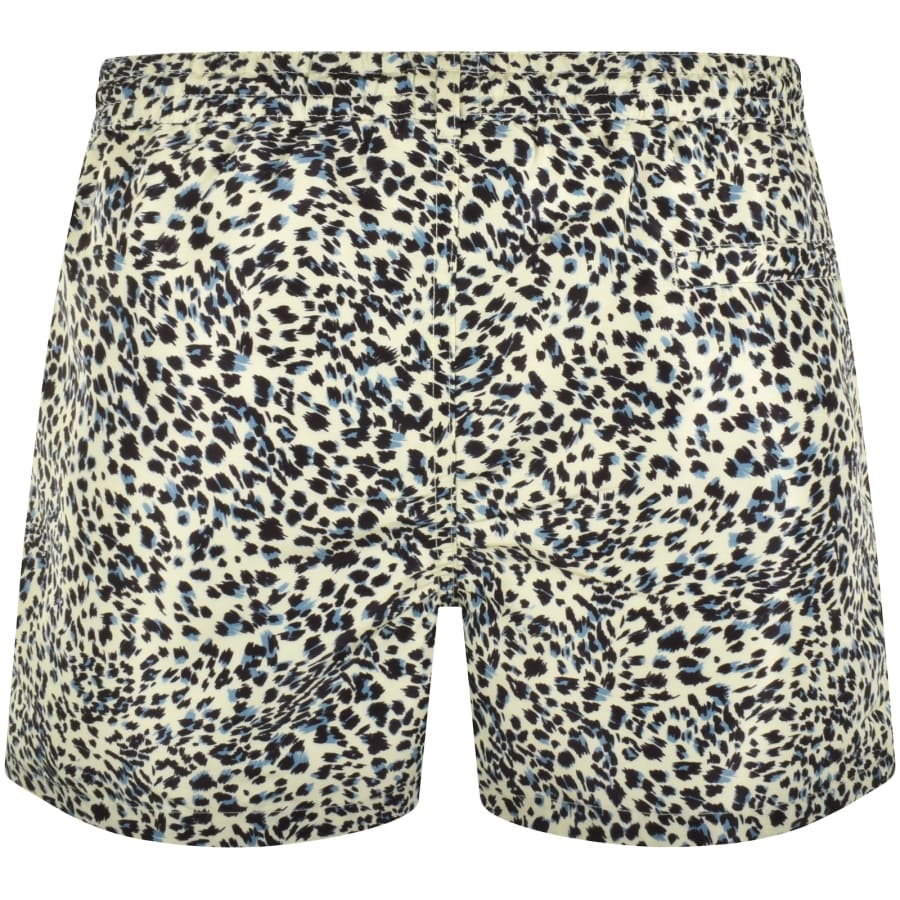 Image number 2 for Paul Smith Leopard Swim Shorts Yellow