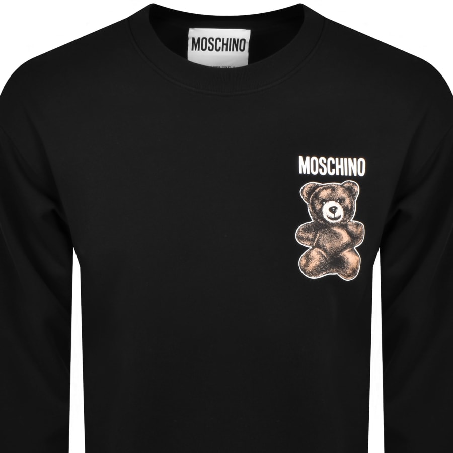 Image number 2 for Moschino Bear Logo Sweatshirt Black