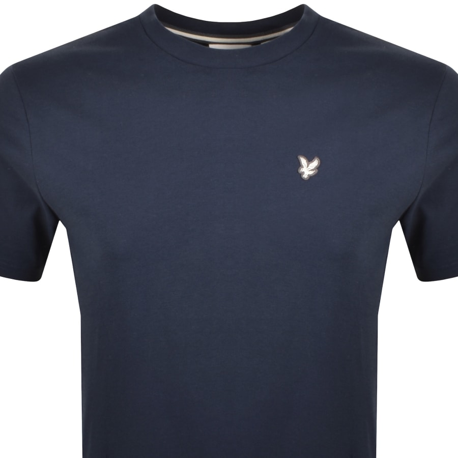 Image number 2 for Lyle And Scott Crew Neck T Shirt Navy