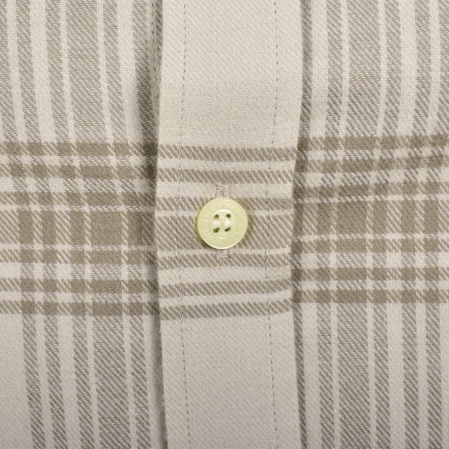 Image number 4 for Lyle And Scott Check Flannel Shirt Brown
