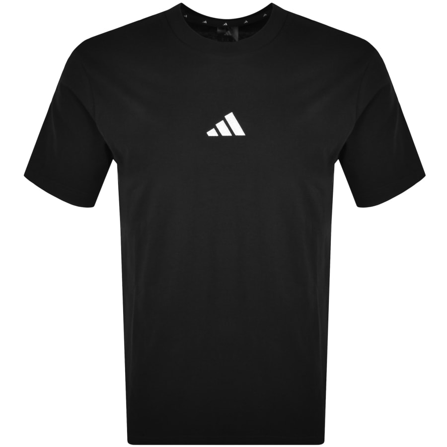 Image number 2 for adidas Sportswear Logo T Shirt Black