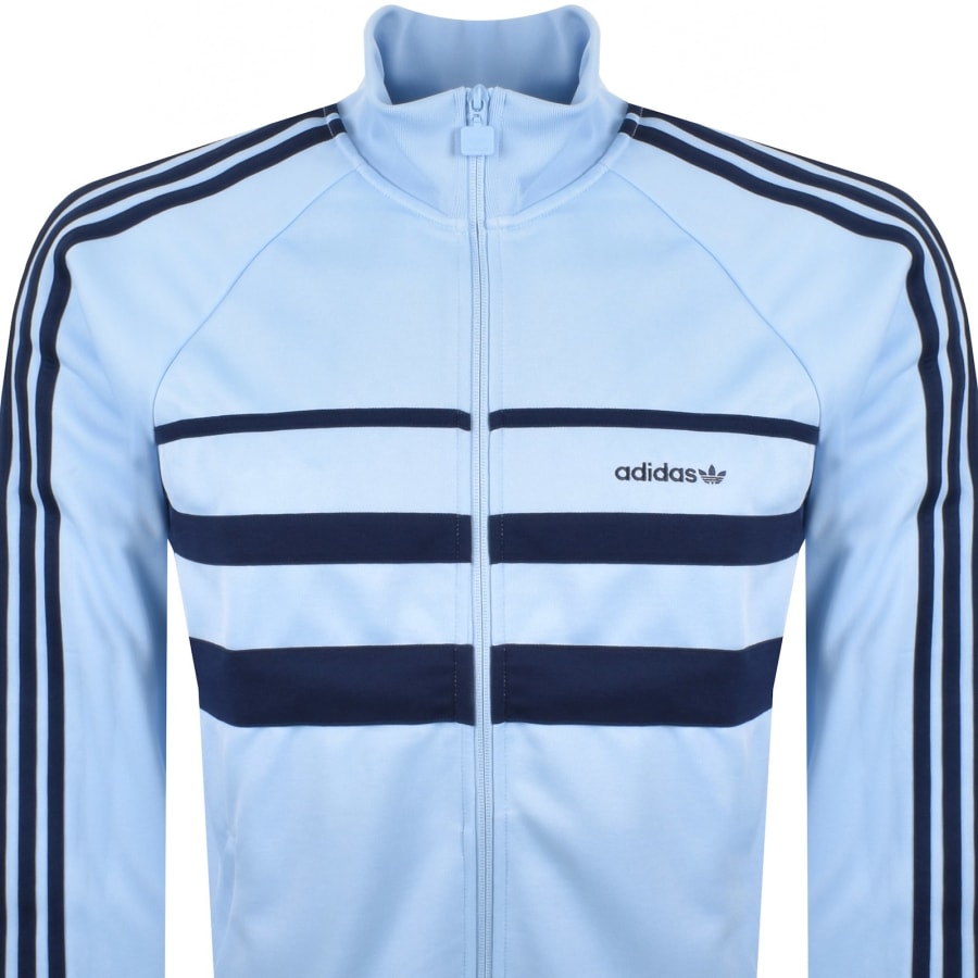 Image number 2 for adidas Originals Full Zip Track Top Blue