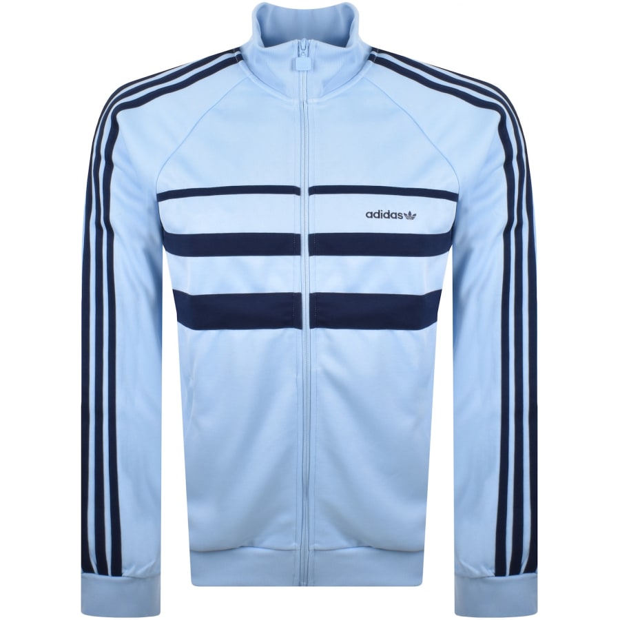 Image number 1 for adidas Originals Full Zip Track Top Blue