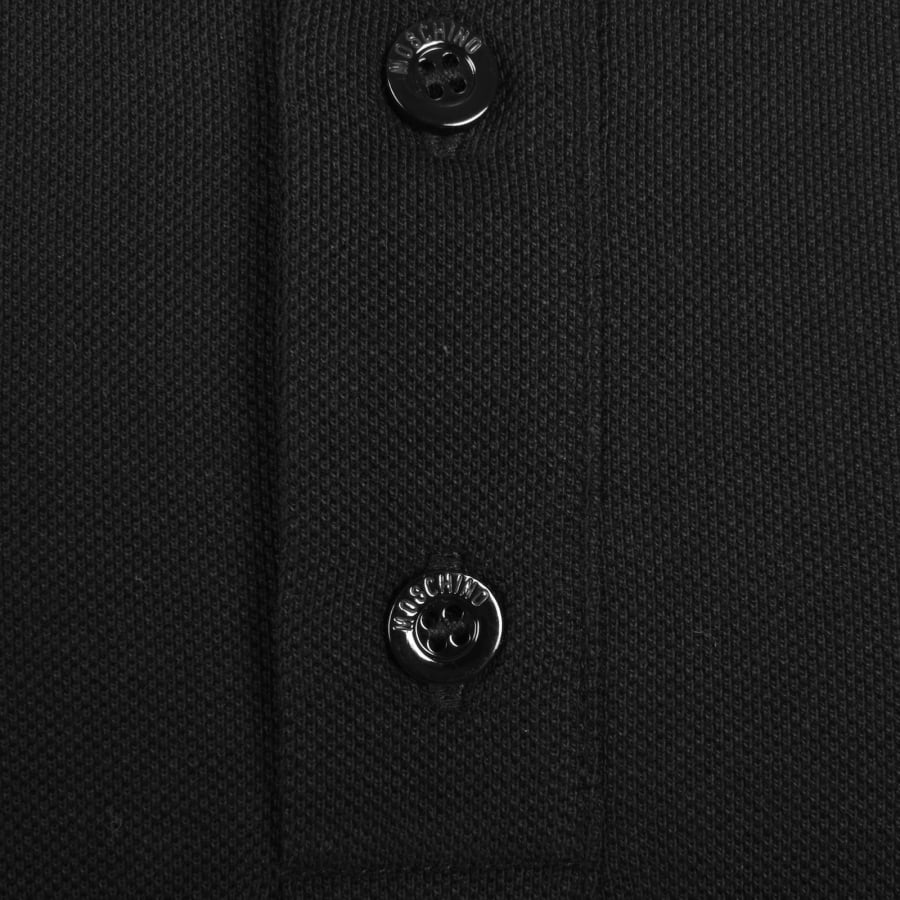 Image number 4 for Moschino Laurel Crown Polo T Shirt Black