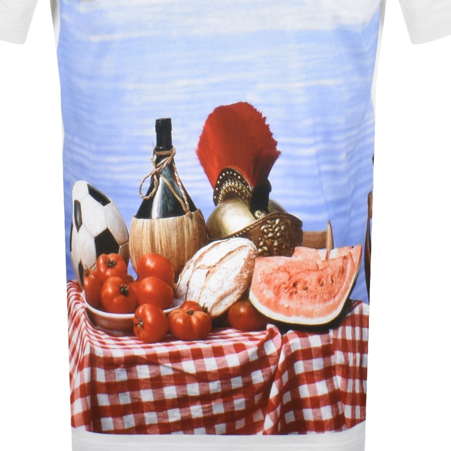 Image number 3 for Moschino Italian Inspiration T Shirt White
