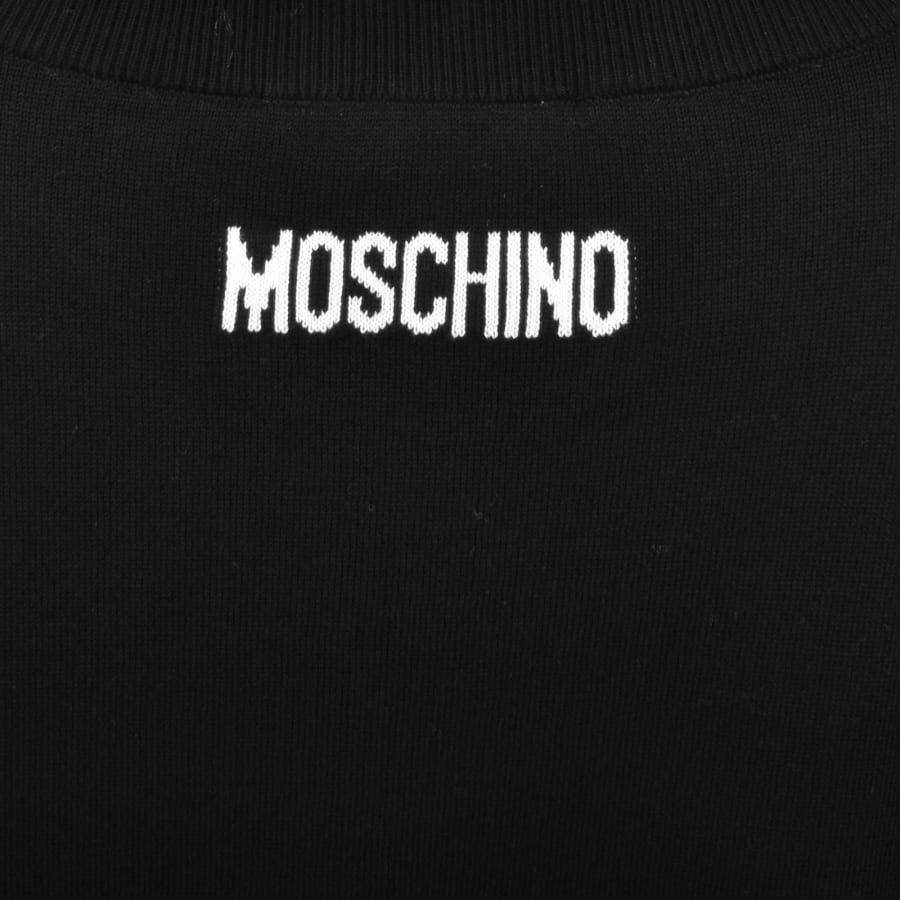 Image number 4 for Moschino Goose Knit Jumper Black
