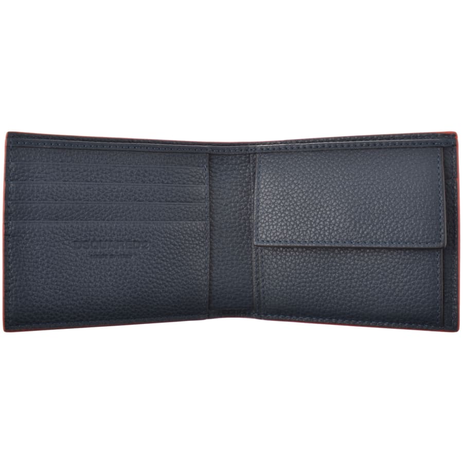 Image number 3 for DSQUARED2 Milano Coin Wallet Blue