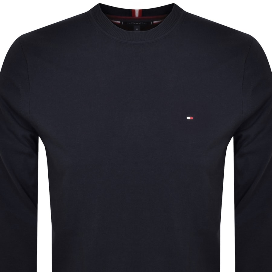 Image number 2 for Tommy Hilfiger Essential Crew Neck Jumper Navy