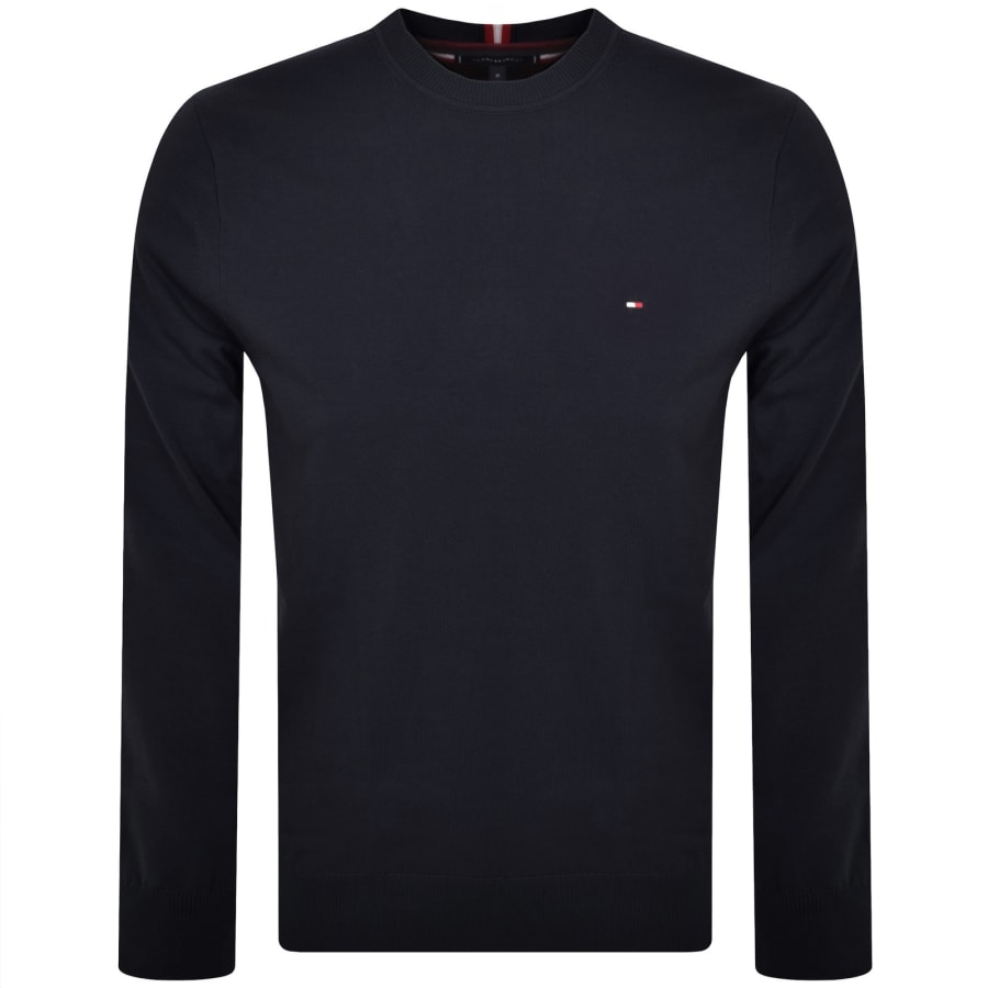 Image number 1 for Tommy Hilfiger Essential Crew Neck Jumper Navy
