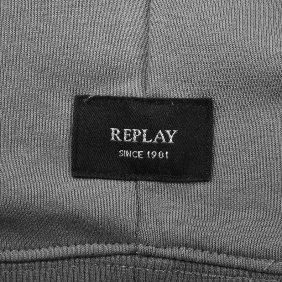 Image number 4 for Replay Crew Neck Sweatshirt Grey