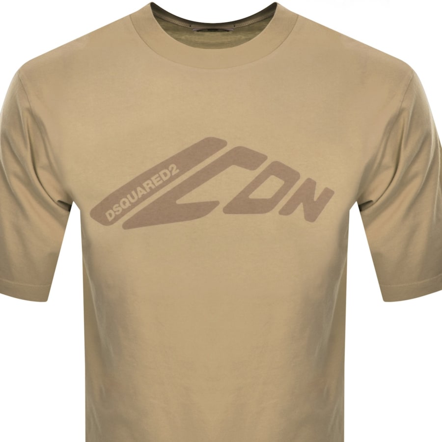 Image number 2 for DSQUARED2 Loose Fit T Shirt Brown