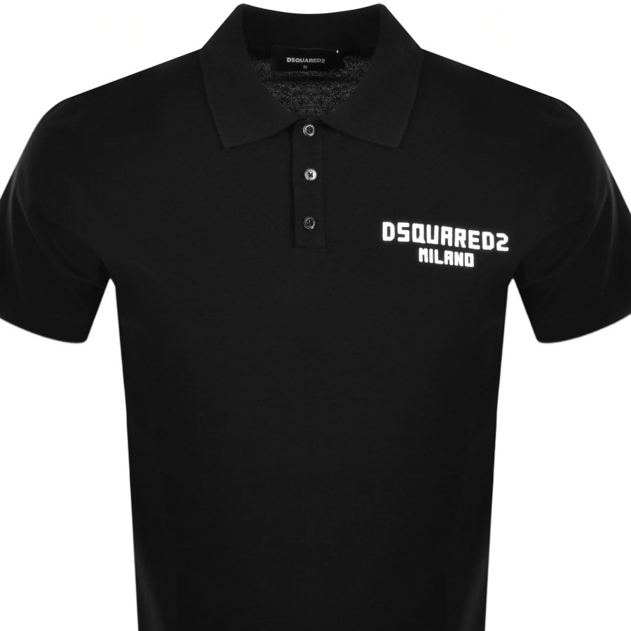 Image number 2 for DSQUARED2 Polo T Shirt Black