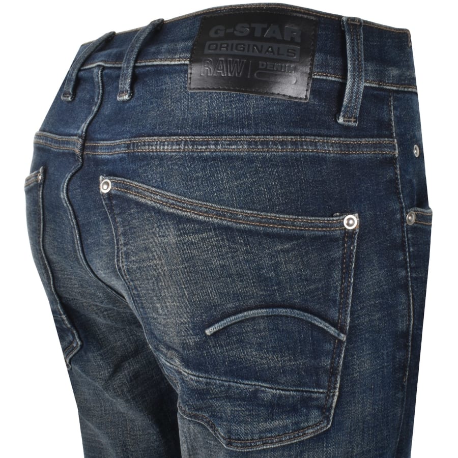 Image number 4 for G-Star Revend Skinny Jeans Mid Wash Blue
