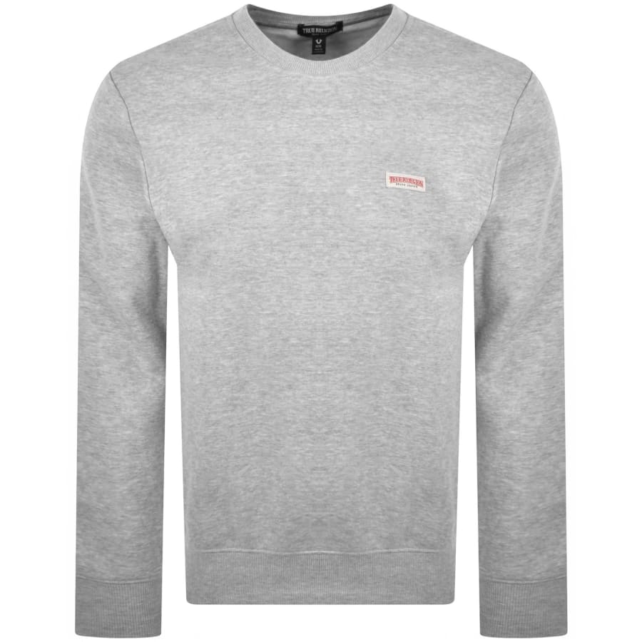 Image number 1 for True Religion OG Label Sweatshirt Grey