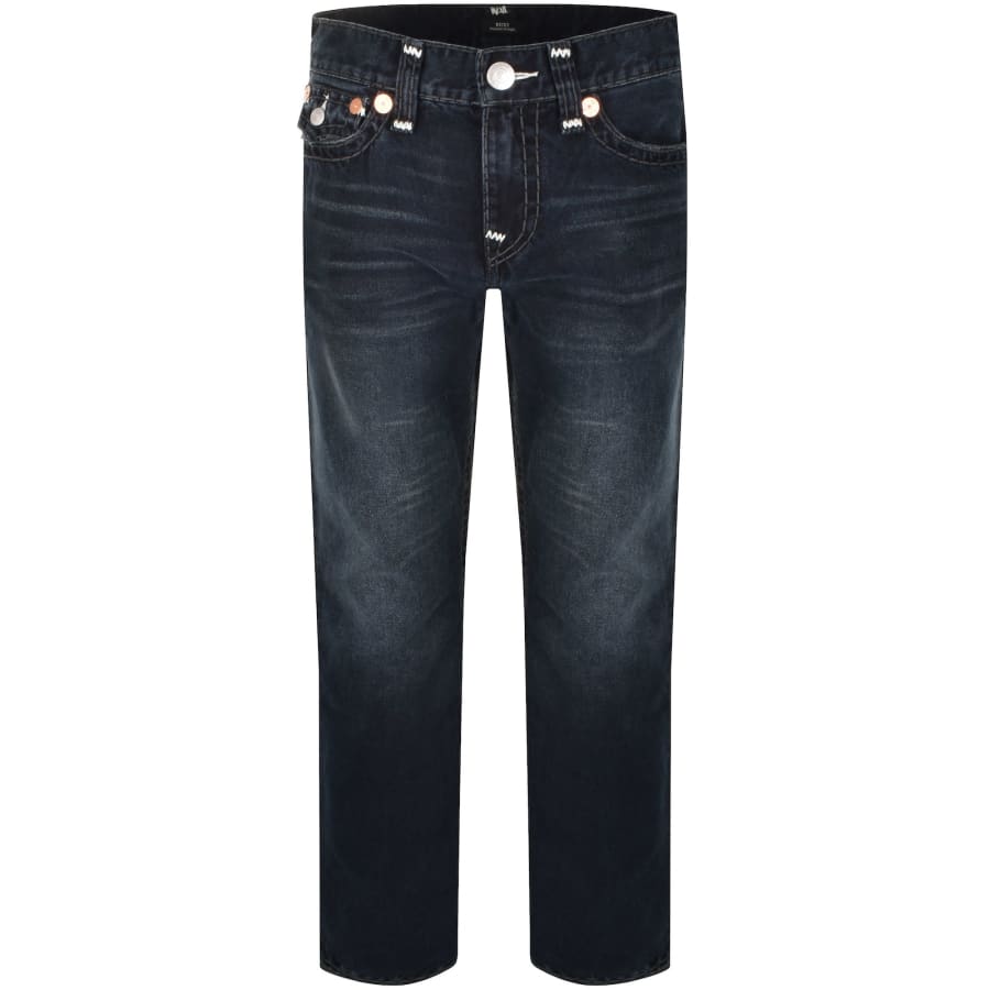 Image number 2 for True Religion Ricky Super T Flap Jeans Dark Wash