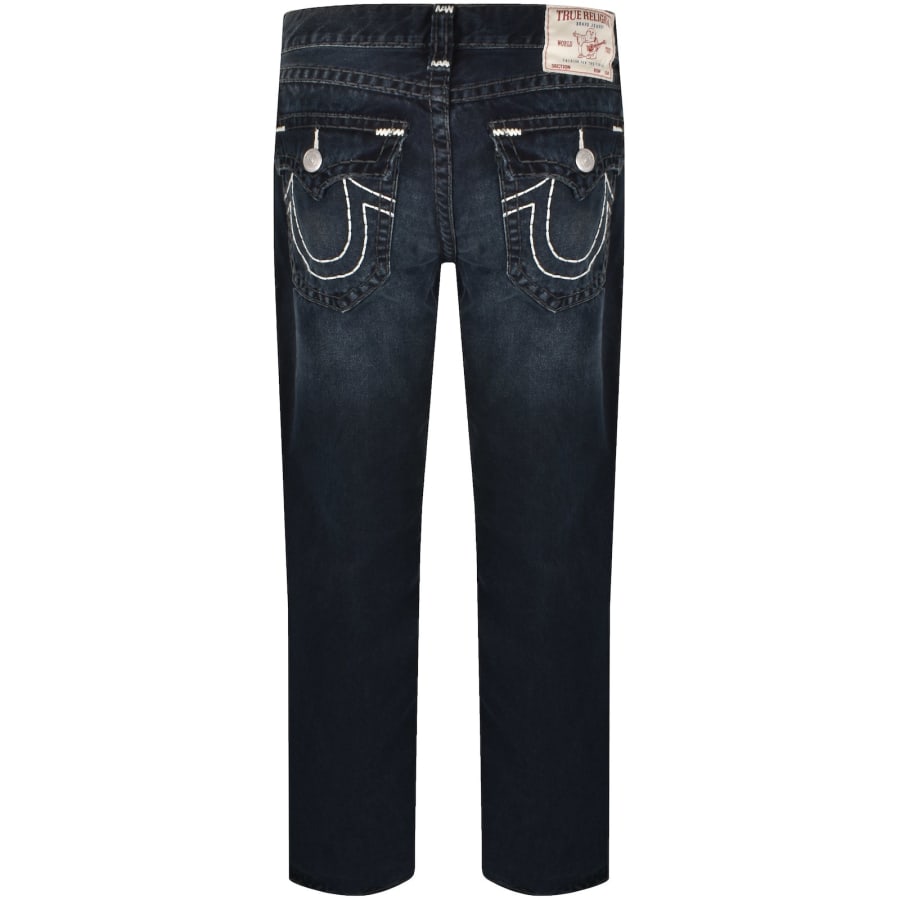 Image number 3 for True Religion Ricky Super T Flap Jeans Dark Wash