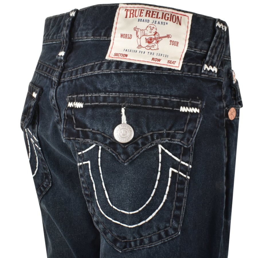 Image number 4 for True Religion Ricky Super T Flap Jeans Dark Wash