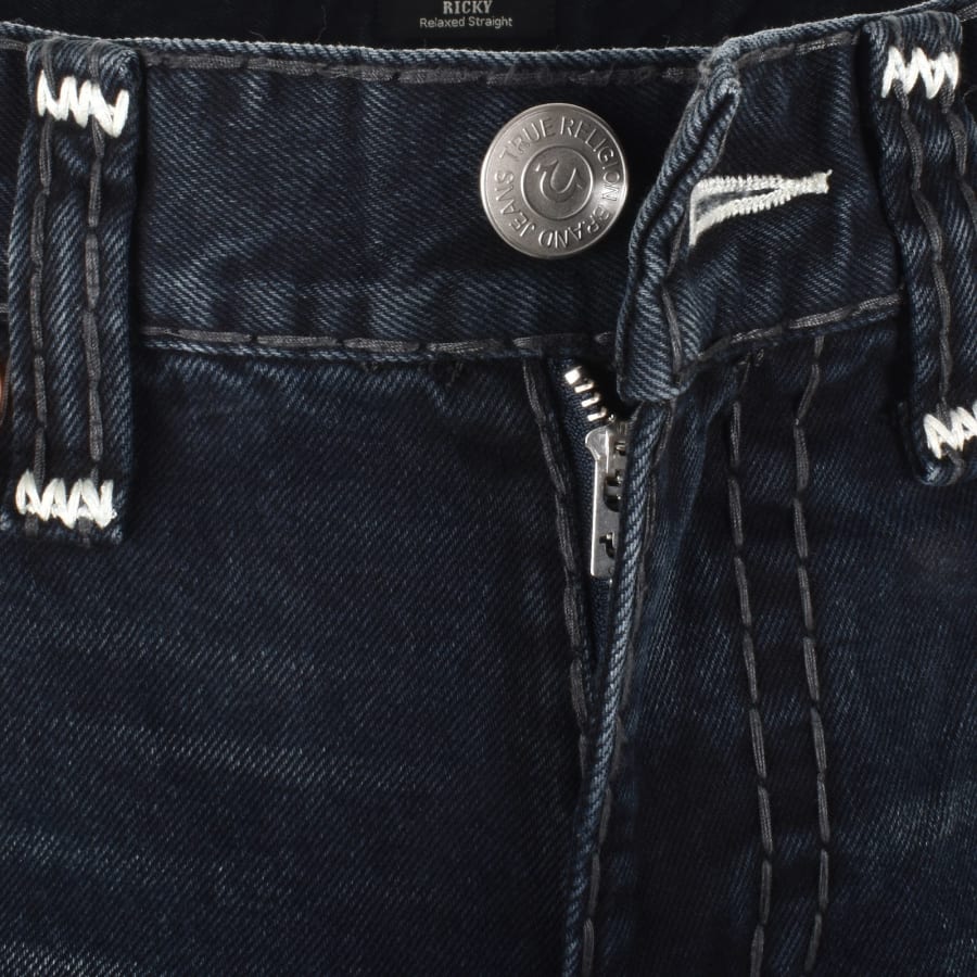 Image number 5 for True Religion Ricky Super T Flap Jeans Dark Wash