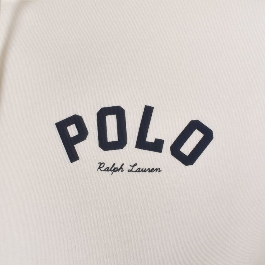 Image number 3 for Ralph Lauren Pullover Hoodie Off White