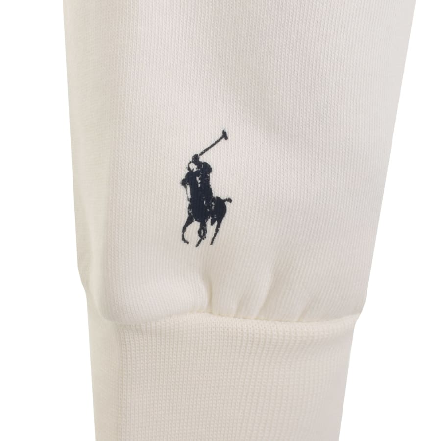 Image number 4 for Ralph Lauren Pullover Hoodie Off White