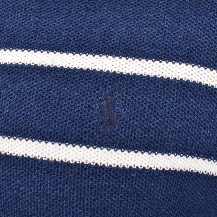 Image number 3 for Ralph Lauren Striped Jumper Navy