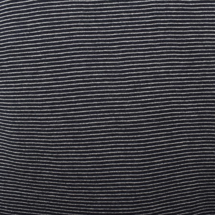 Image number 3 for Emporio Armani Roll Neck Logo Wool Jumper Navy