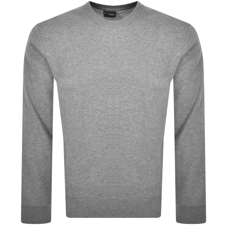 Image number 2 for Emporio Armani Loungewear Logo Sweatshirt Grey