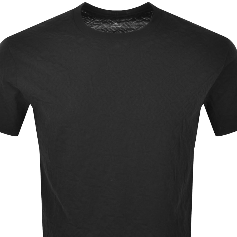Image number 2 for Armani Exchange All Over Logo T Shirt Black