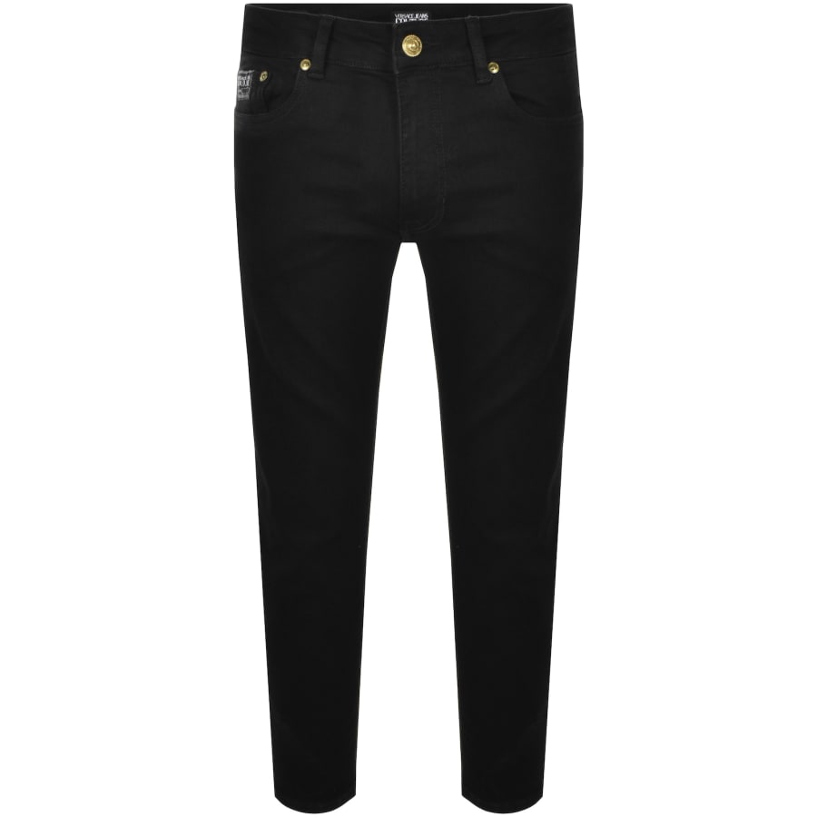 Image number 2 for Versace Jeans Couture Dundee Skinny Jeans Black