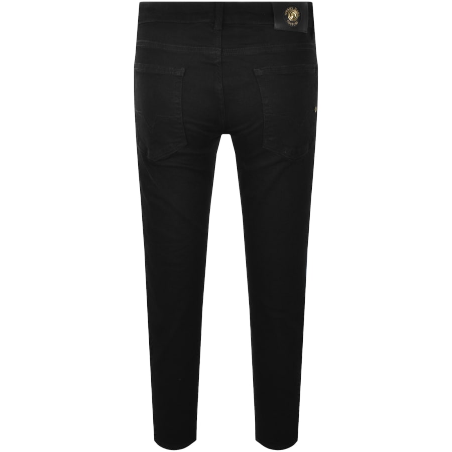 Image number 3 for Versace Jeans Couture Dundee Skinny Jeans Black
