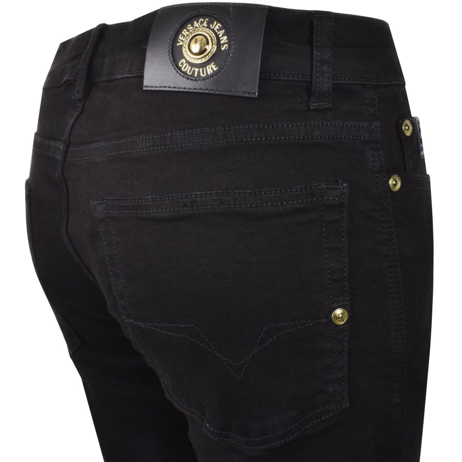Image number 4 for Versace Jeans Couture Dundee Skinny Jeans Black