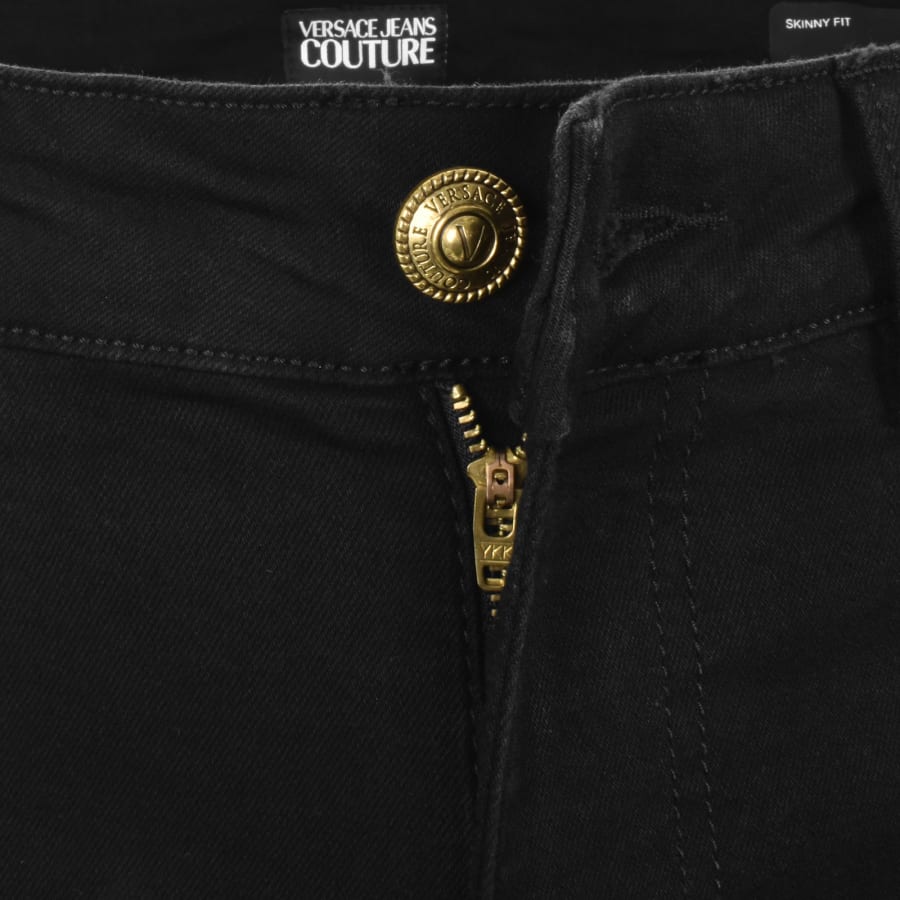 Image number 5 for Versace Jeans Couture Dundee Skinny Jeans Black