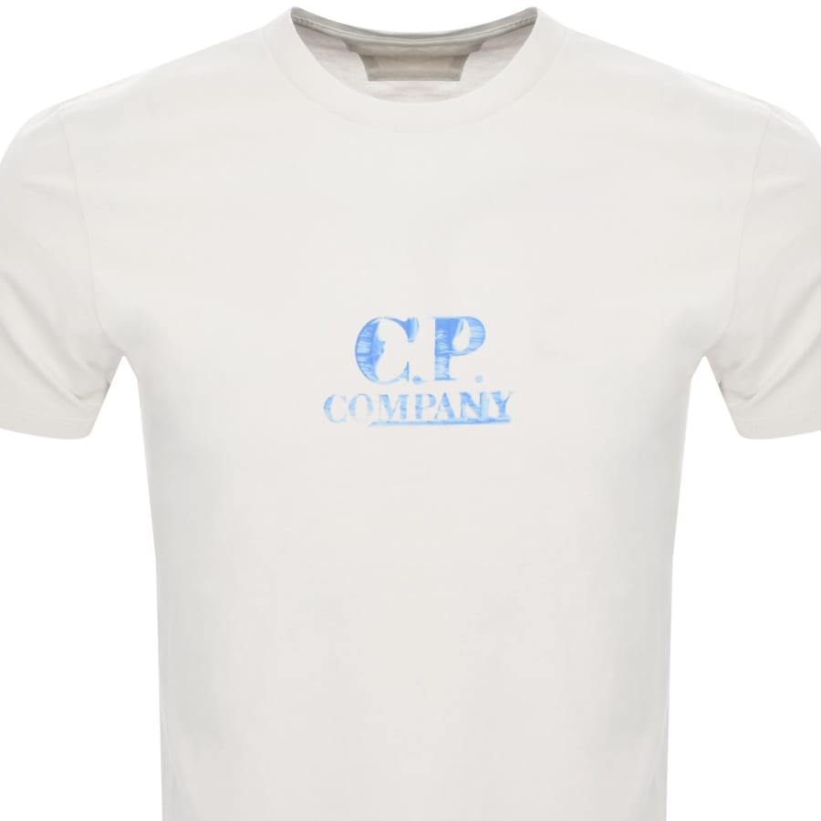 Image number 3 for CP Company Graphic Logo T Shirt White