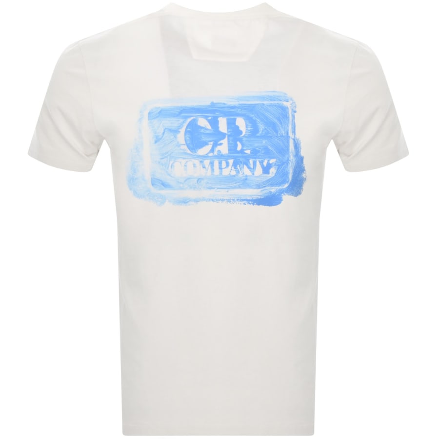 Image number 5 for CP Company Graphic Logo T Shirt White