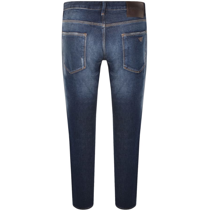 Image number 3 for Emporio Armani J06 Slim Fit Jeans Blue