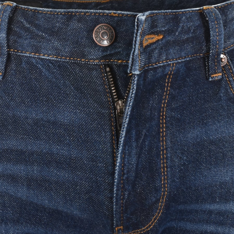 Image number 5 for Emporio Armani J06 Slim Fit Jeans Blue