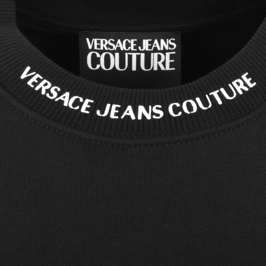 Image number 3 for Versace Jeans Couture Collar Sweatshirt Black