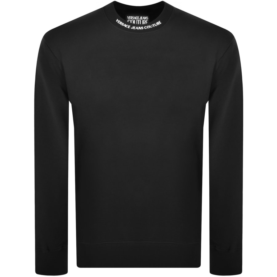 Image number 1 for Versace Jeans Couture Collar Sweatshirt Black
