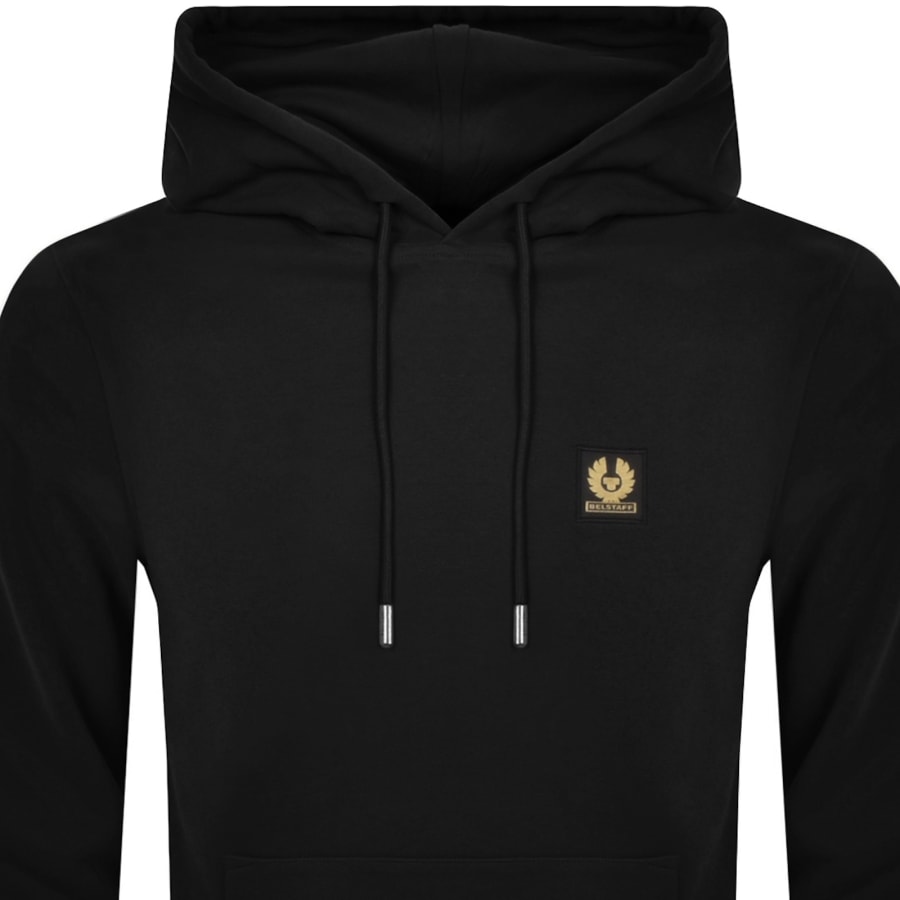 Image number 2 for Belstaff Logo Pullover Hoodie Black