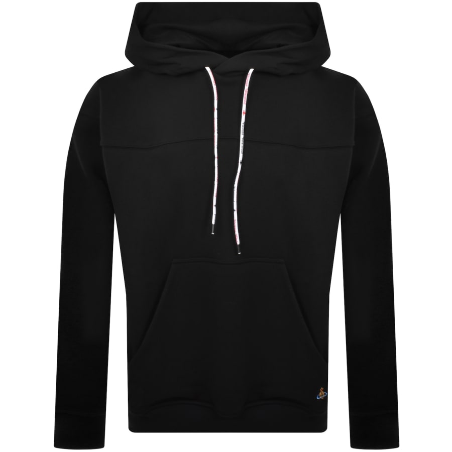 Image number 2 for Vivienne Westwood Stencil Orb Hoodie Black