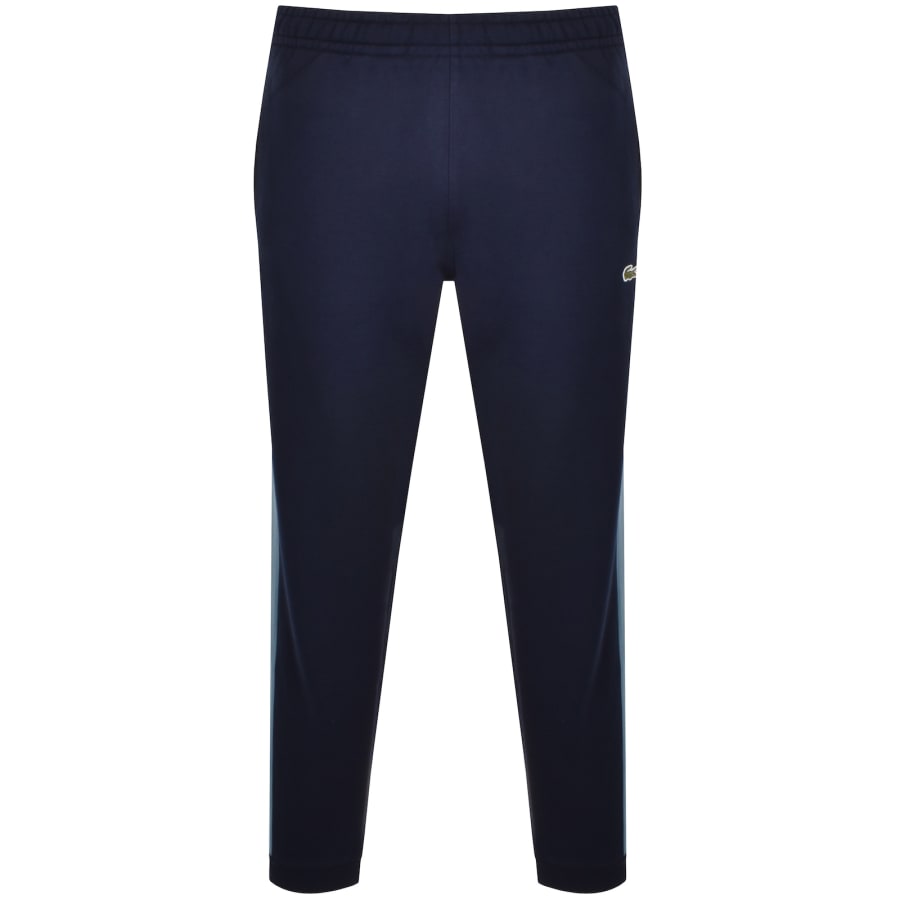 Image number 2 for Lacoste Colour Block Joggers Navy