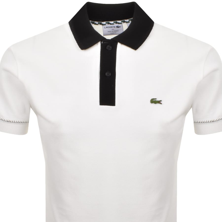 Image number 2 for Lacoste Classic Fit Polo T Shirt White