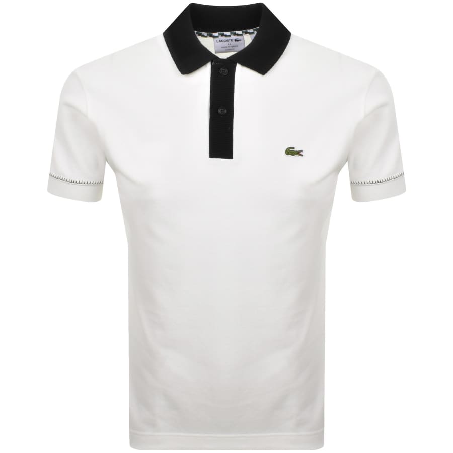 Image number 1 for Lacoste Classic Fit Polo T Shirt White