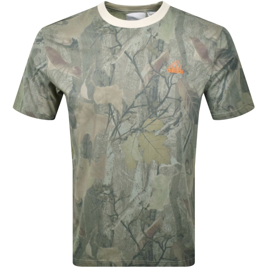 Image number 1 for adidas Originals Camo Loose Fit T Shirt Green