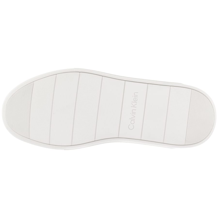 Image number 5 for Calvin Klein Low Top Logo Trainers Black