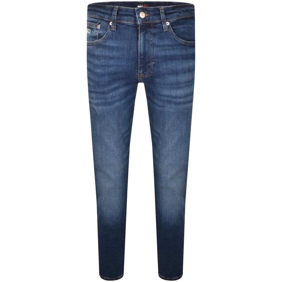 Image number 2 for Tommy Jeans Austin Slim Tapered Jeans Blue