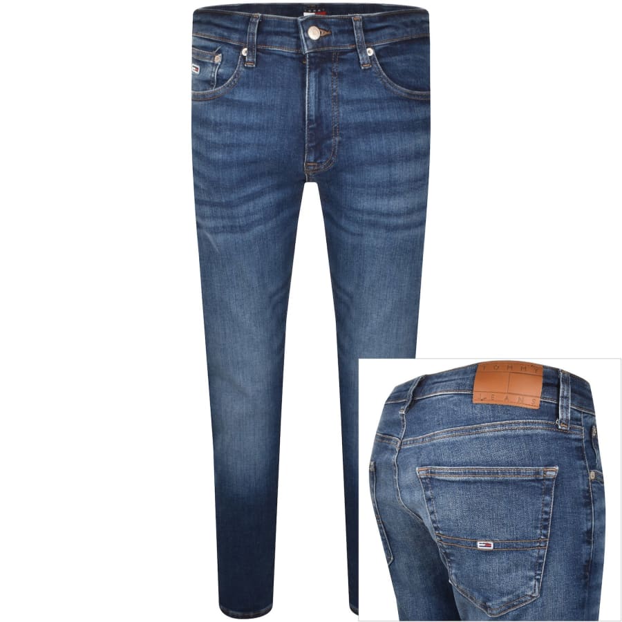 Image number 1 for Tommy Jeans Austin Slim Tapered Jeans Blue