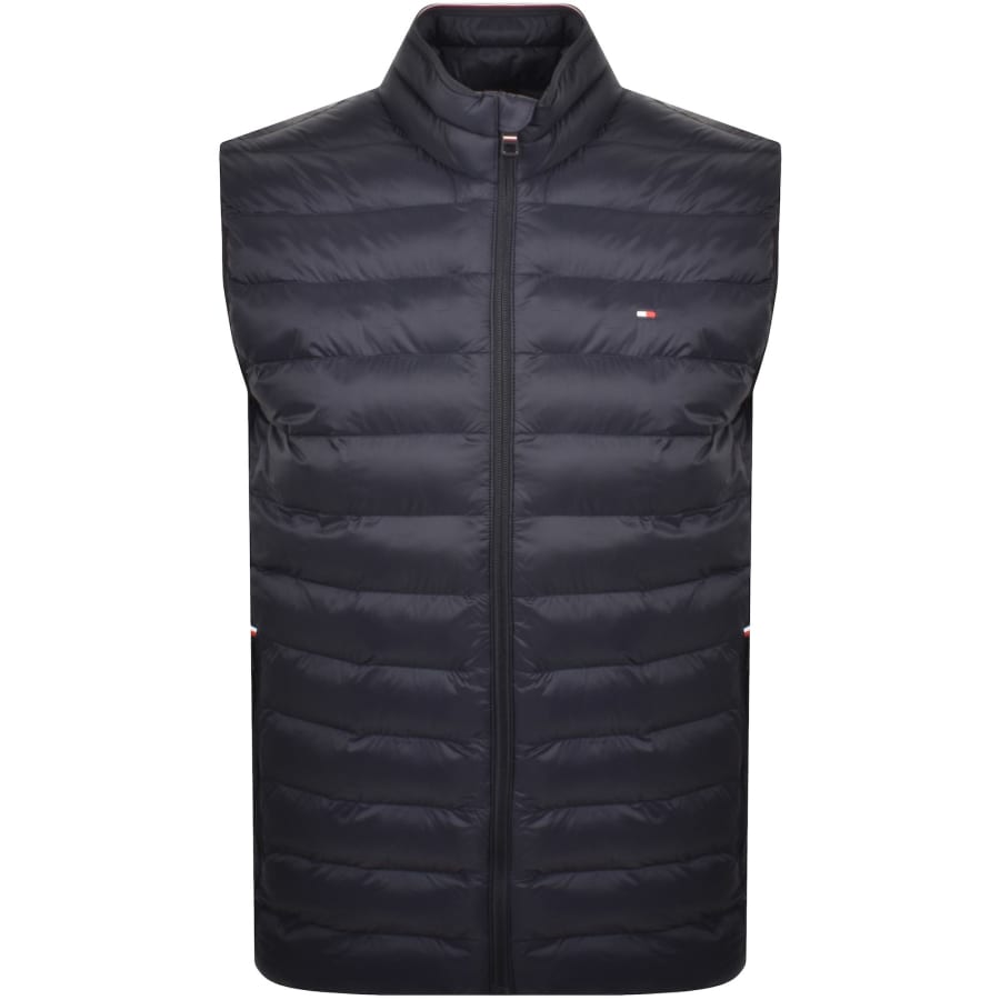Image number 1 for Tommy Hilfiger Circular Gilet Navy