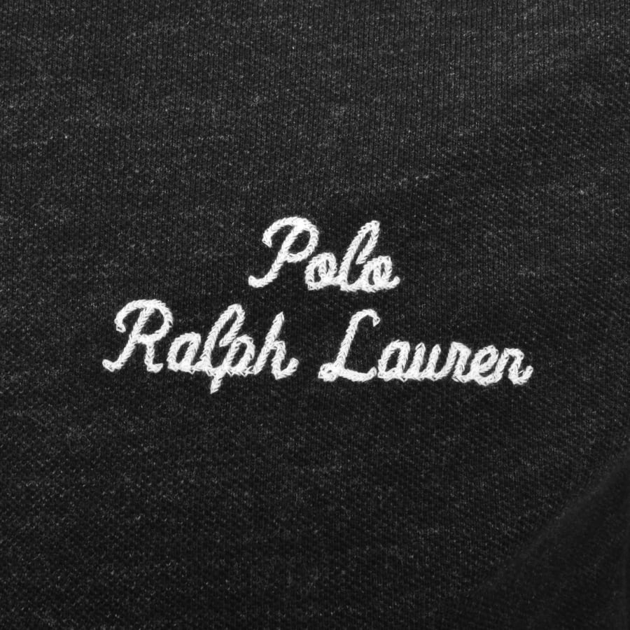 Image number 3 for Ralph Lauren Long Sleeved Polo T Shirt Black